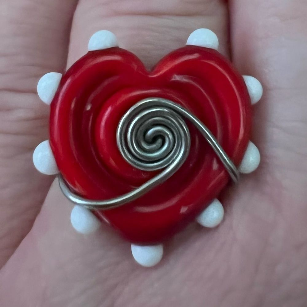 Parisian Valentine Heart ring.